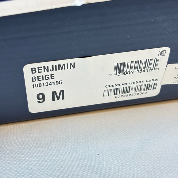Club Room “Benjamin” Oxford Dress Shoes | Men’s 9M |‎ Beige | Classic & Stylish main image 4